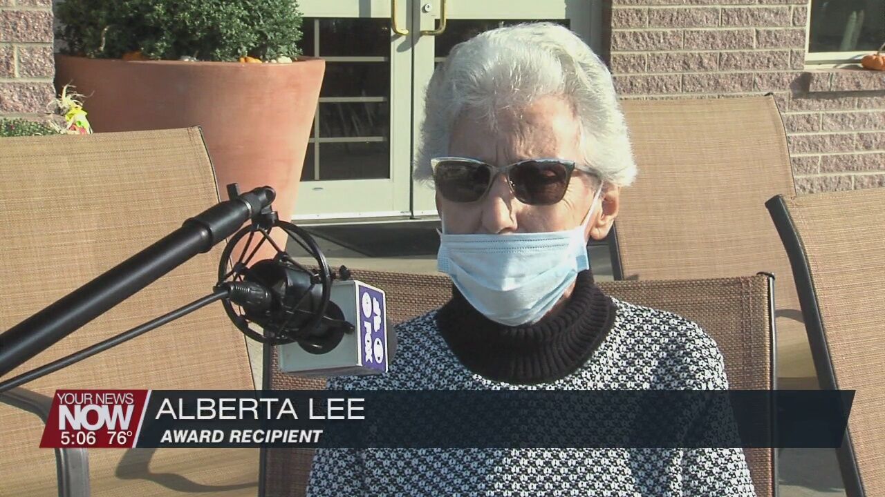 Alberta Lee recognized with new award for service to Rhodes State College